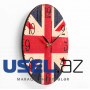 Часы настенные "Британский флаг"